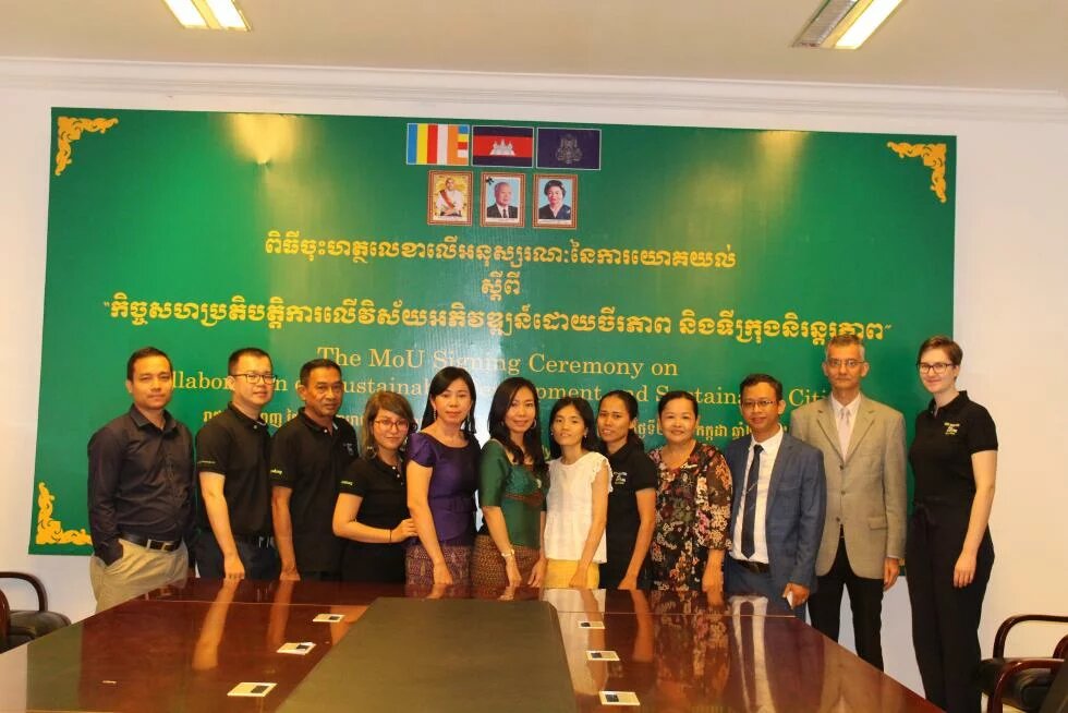 Signing the new Memorandum of Understanding with Ministry of Environment