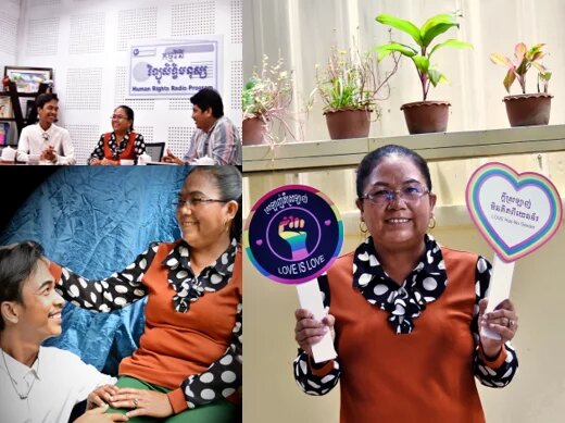 Cheng Sambath and his mother Hun Heim on the CCHR radio show discussing Sambath’s sexual orientation and experiences with coming out and dealing with discriminatory behavior.