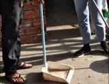Men doing housework